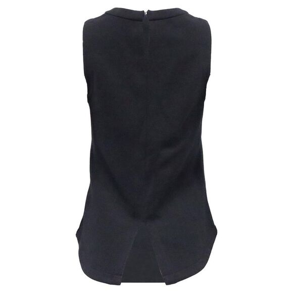 Pre Loved Proenza Schouler Vintage Sleeveless Rounded Hem Top Women black - Picture 4 of 6